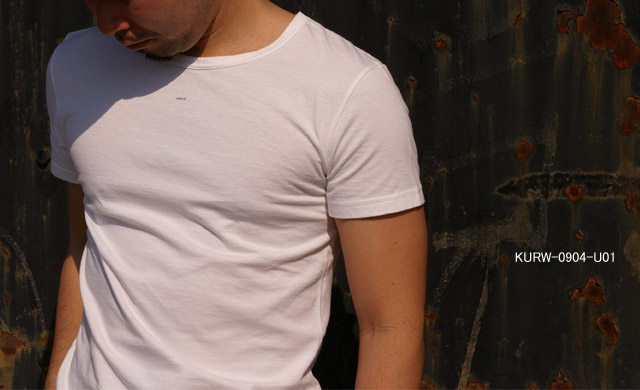 ヘビロテ確実のアイテム 無地の白Ｔシャツちょっとしたヌケ感　「T0229」のTシャツ