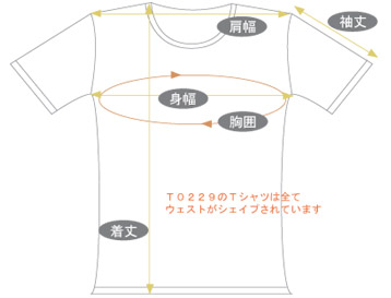服のサイズ（Tシャツ）の測り方・選び方